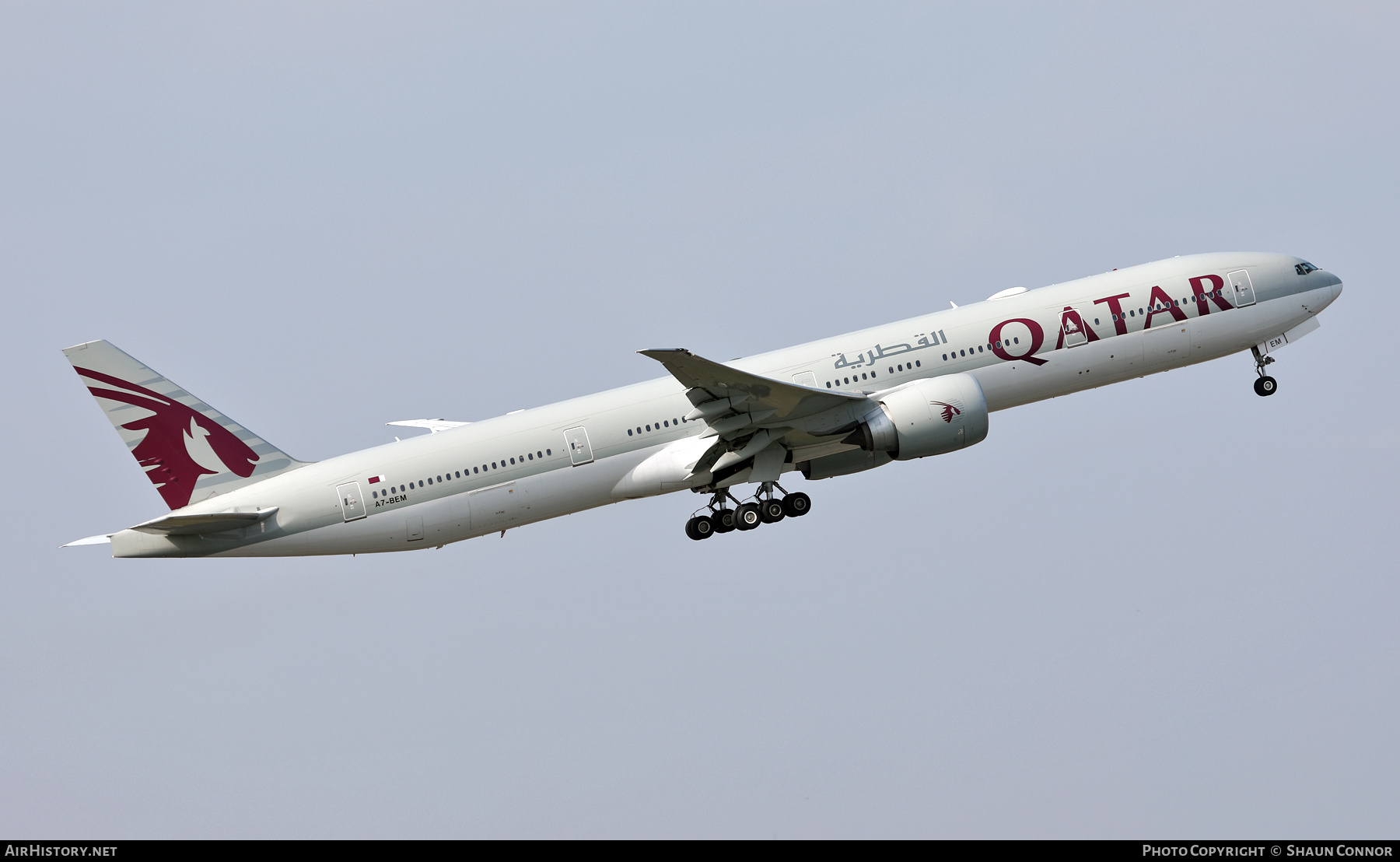 Aircraft Photo of A7-BEM | Boeing 777-300/ER | Qatar Airways | AirHistory.net #448269