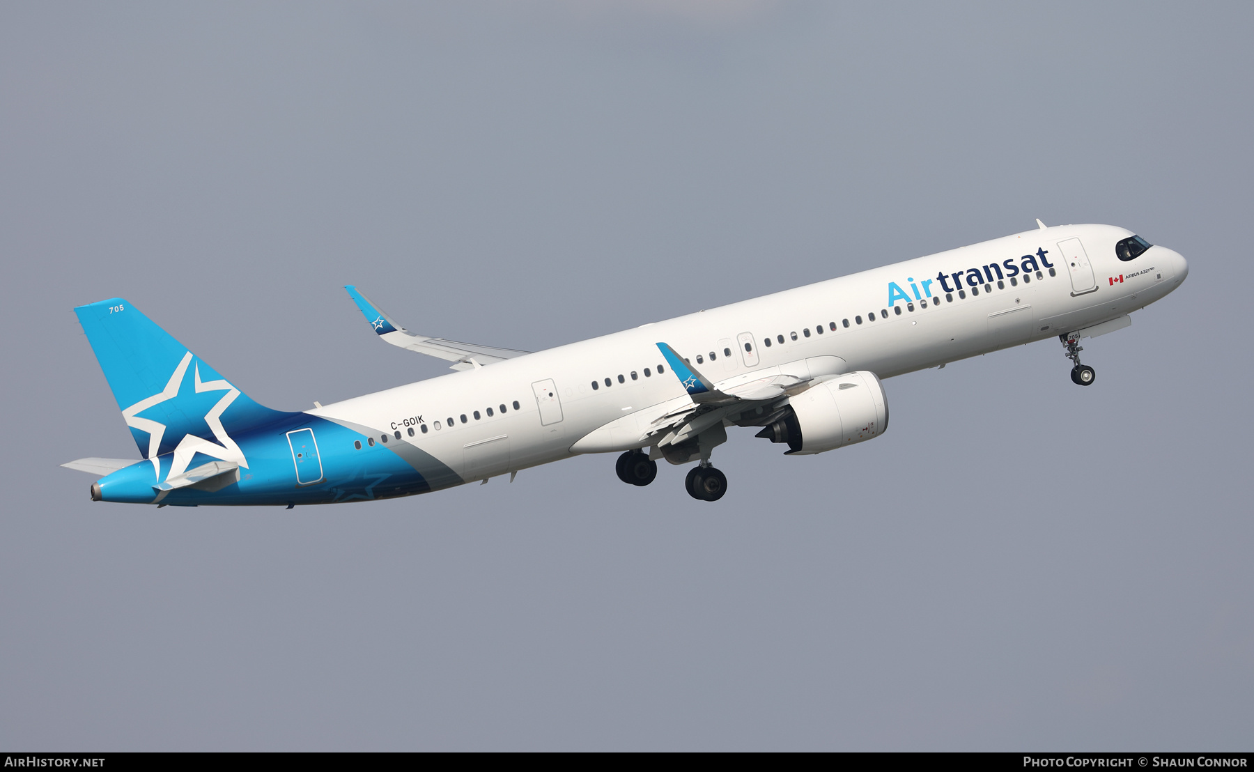 Aircraft Photo of C-GOIK | Airbus A321-271NX | Air Transat | AirHistory.net #448271
