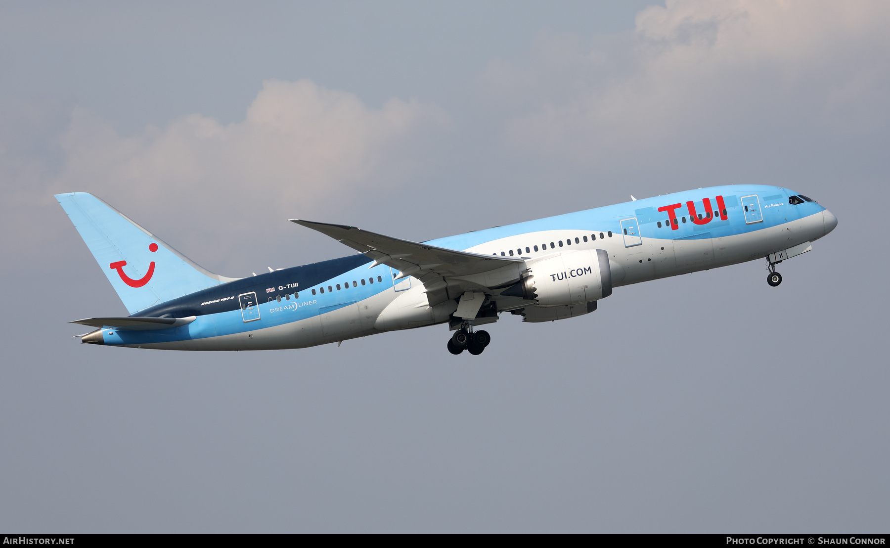 Aircraft Photo of G-TUII | Boeing 787-8 Dreamliner | TUI | AirHistory.net #448274