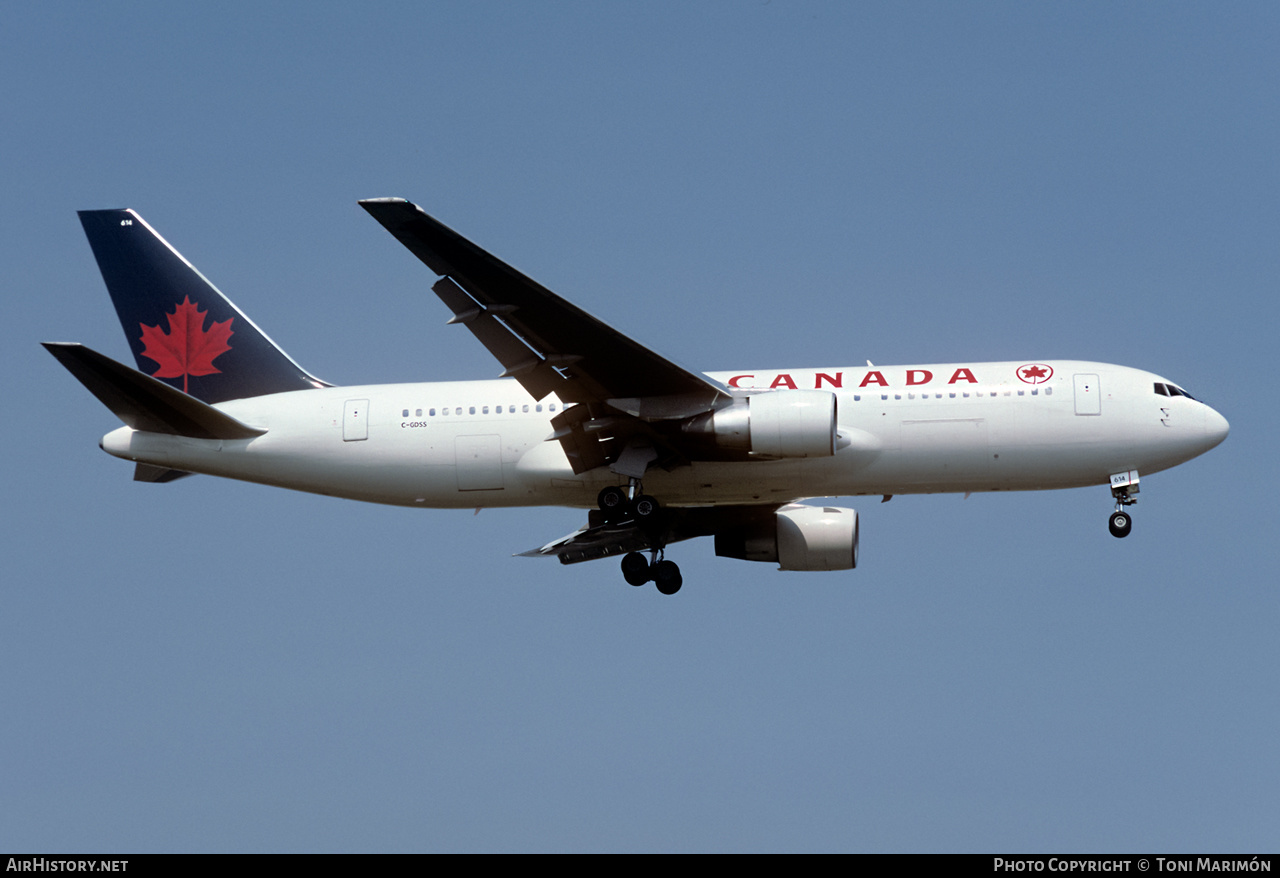Aircraft Photo Of C GDSS Boeing 767 233 ER Air Canada AirHistory 