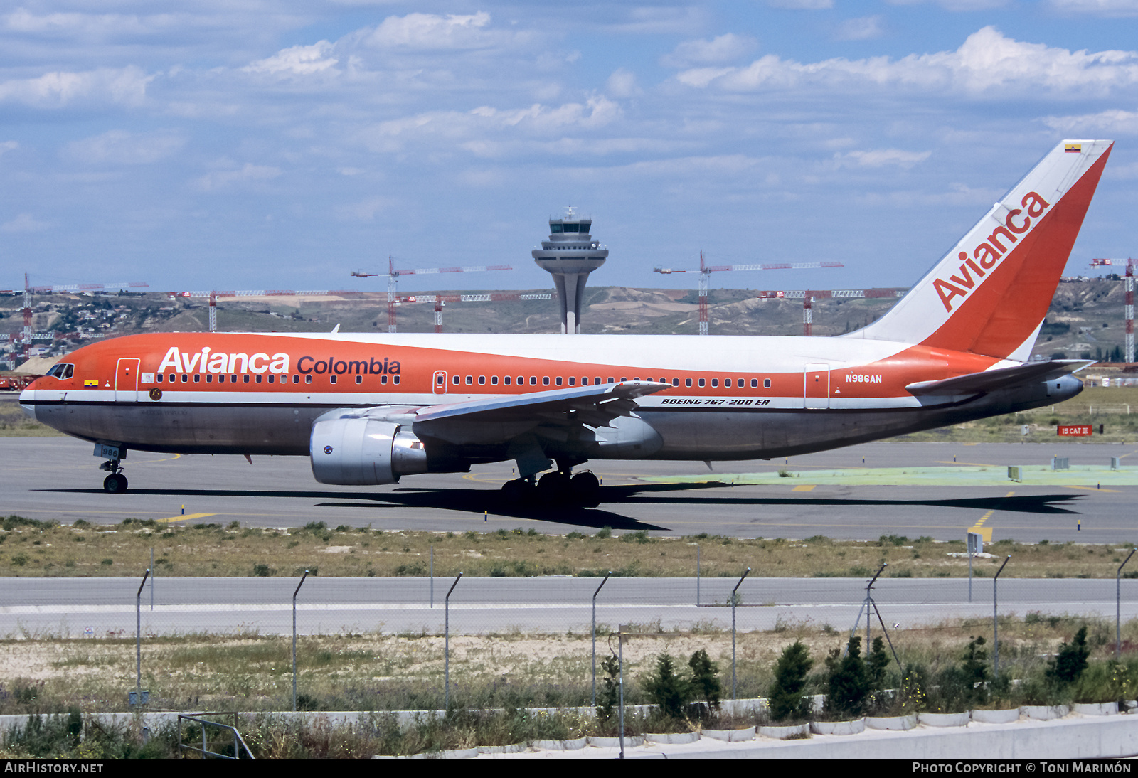 Aircraft Photo of N986AN | Boeing 767-259/ER | Avianca | AirHistory.net #448277