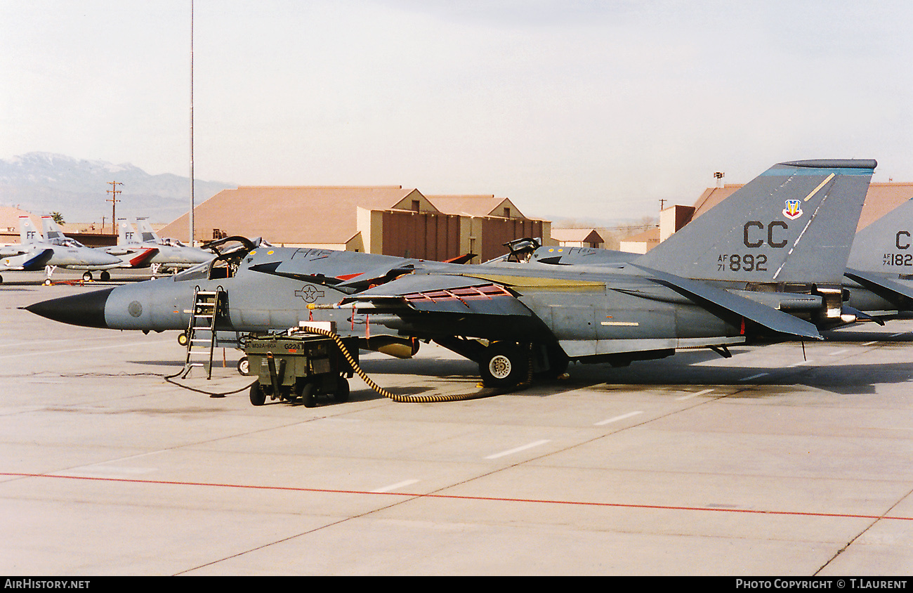 Aircraft Photo of 71-0892 / 71-892 | General Dynamics F-111F Aardvark | USA - Air Force | AirHistory.net #448283