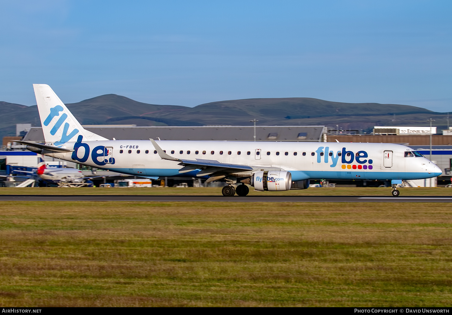 Aircraft Photo of G-FBEB | Embraer 195LR (ERJ-190-200LR) | Flybe | AirHistory.net #448290