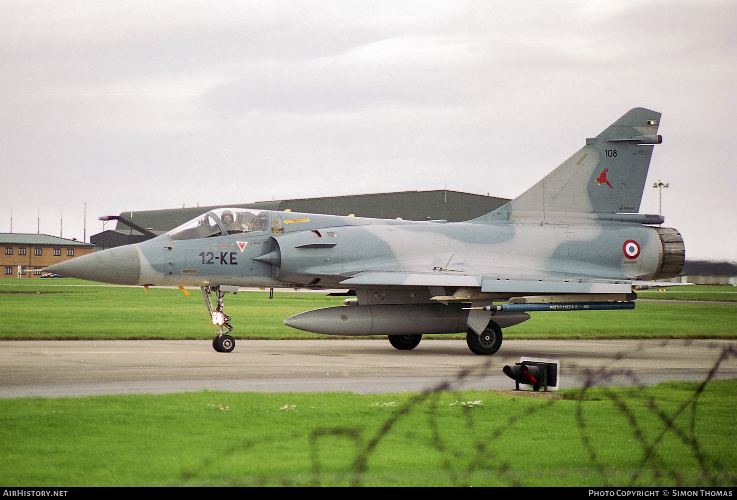 Aircraft Photo of 108 | Dassault Mirage 2000C | France - Air Force | AirHistory.net #448305