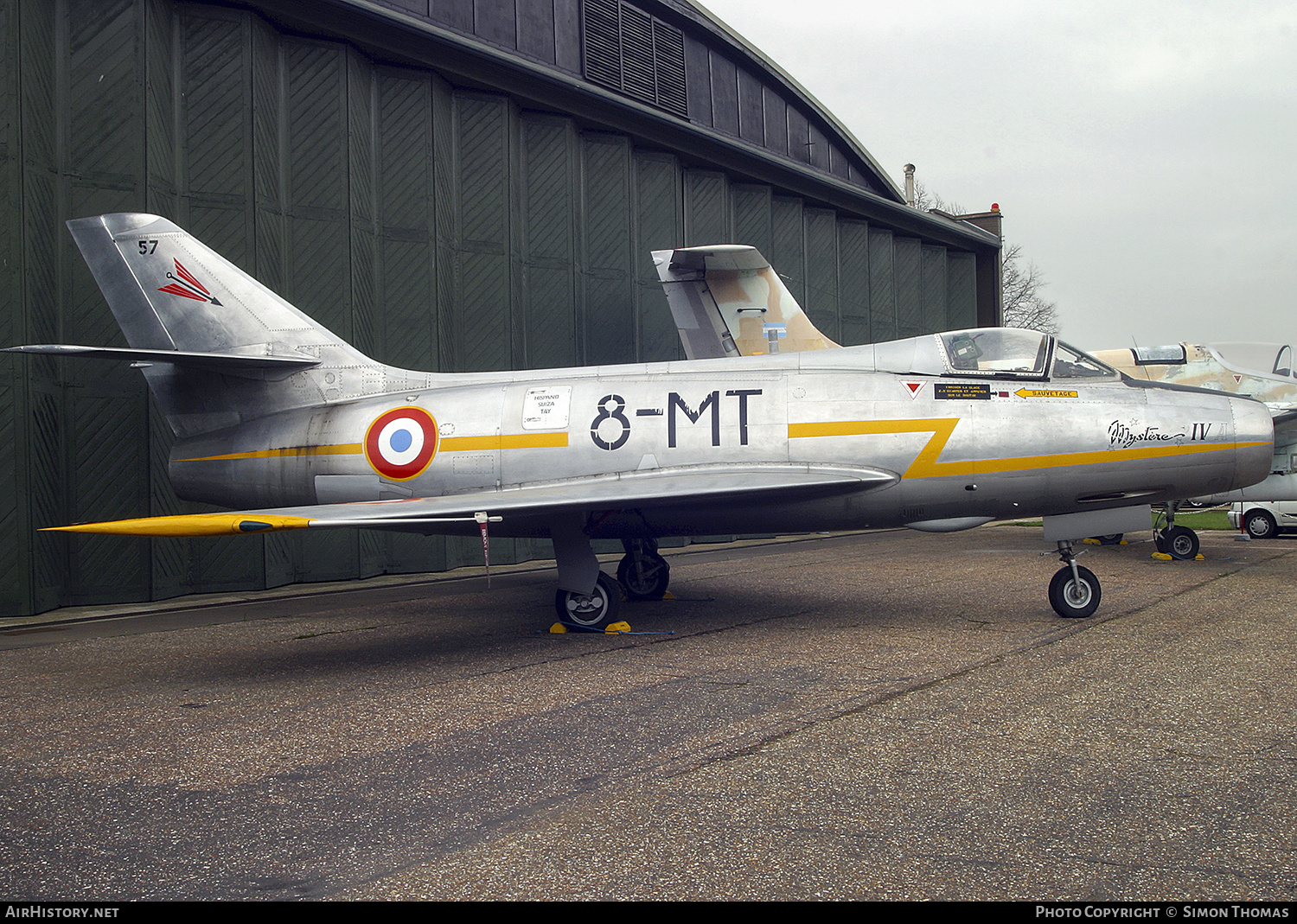 Aircraft Photo of 57 | Dassault MD-454 Mystere IV A | France - Air Force | AirHistory.net #448307