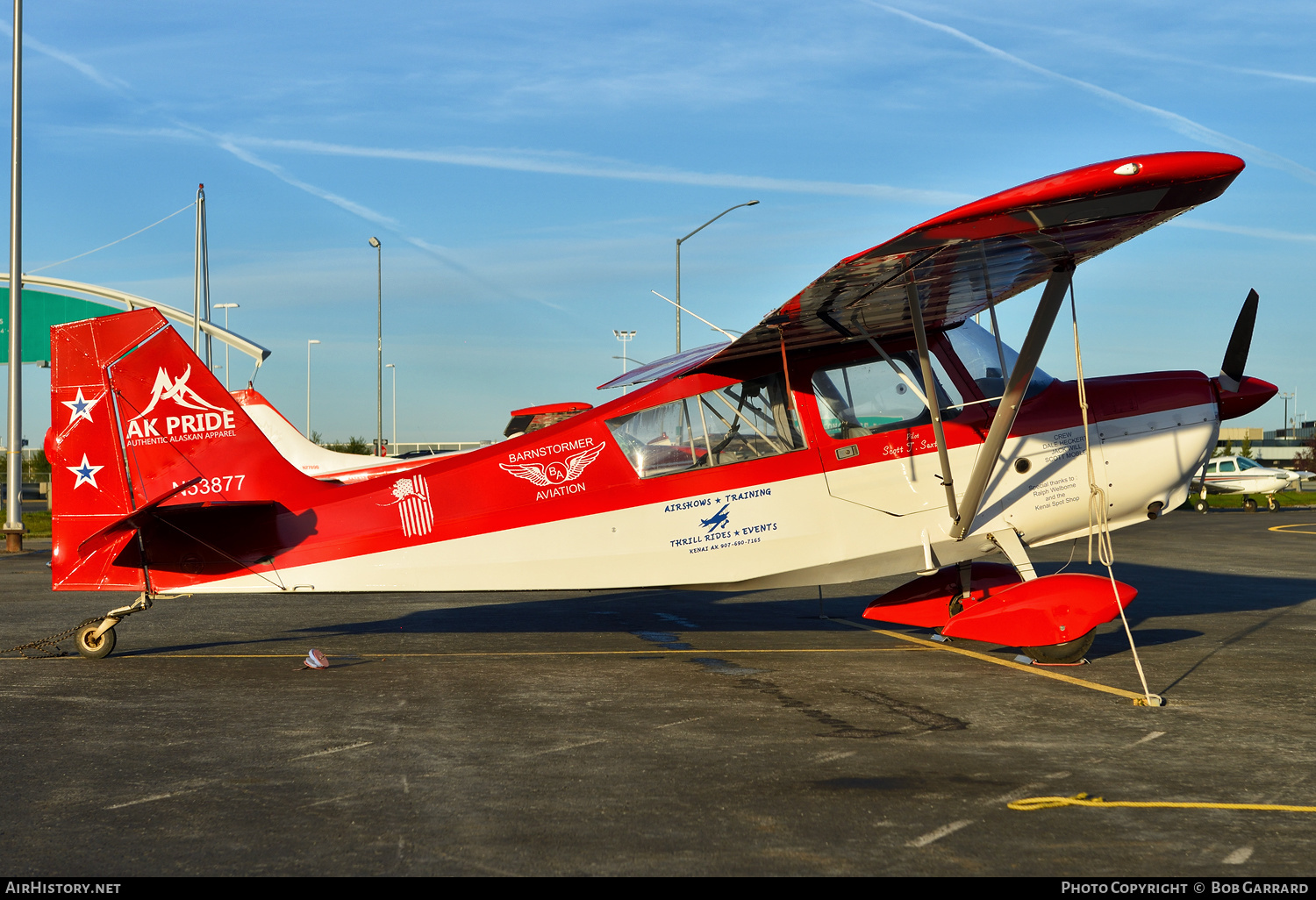 Aircraft Photo of N53877 | Bellanca 7KCAB Citabria | Barnstormer Aviation | AirHistory.net #448309