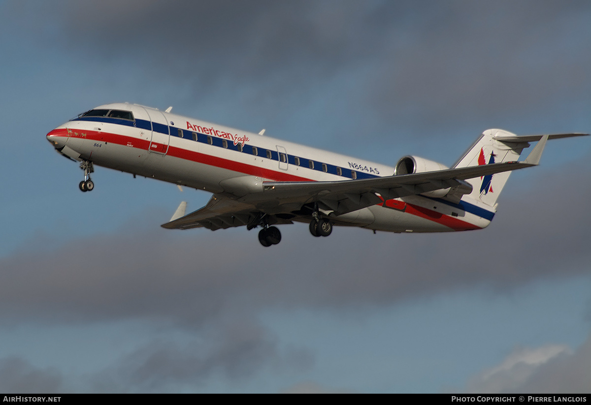 Aircraft Photo of N864AS | Bombardier CRJ-200ER (CL-600-2B19) | American Eagle | AirHistory.net #448328