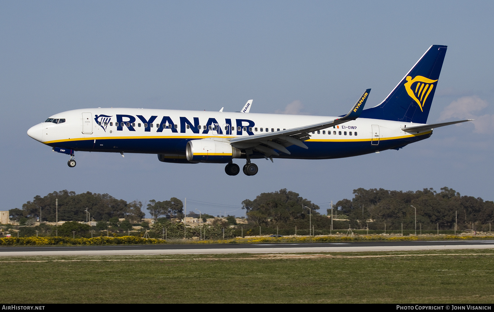 Aircraft Photo of EI-DWP | Boeing 737-8AS | Ryanair | AirHistory.net #448358