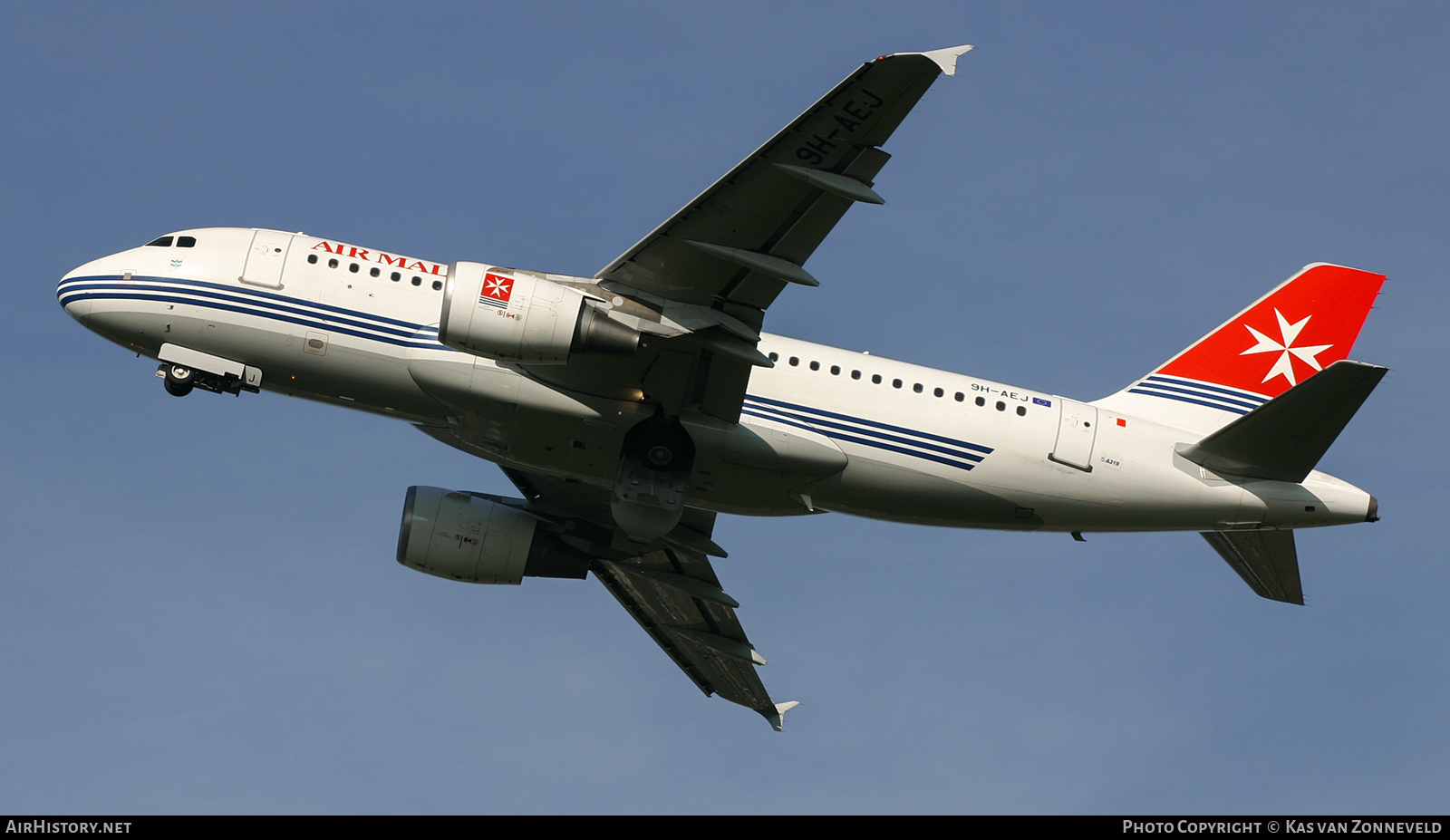Aircraft Photo of 9H-AEJ | Airbus A319-112 | Air Malta | AirHistory.net #448366