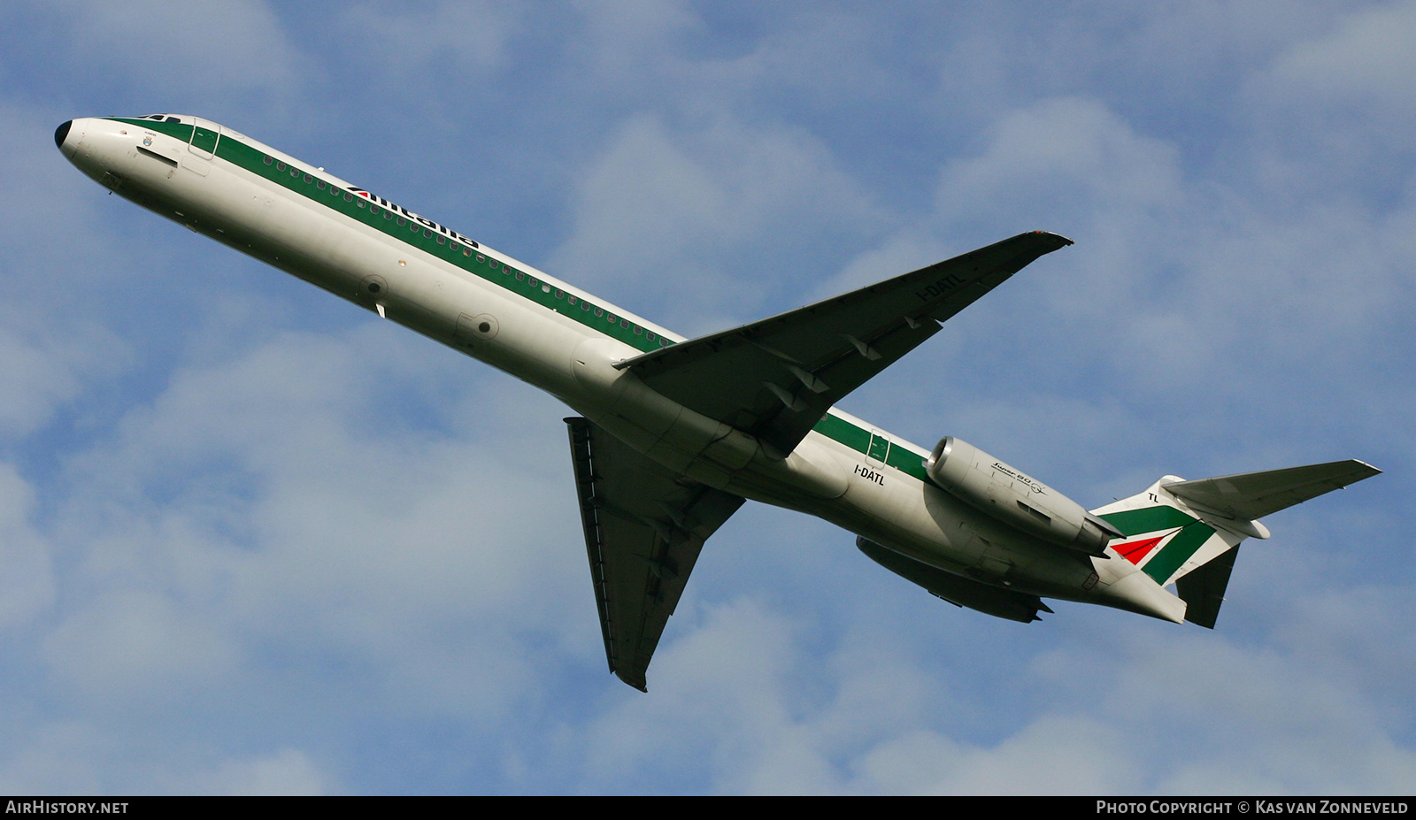Aircraft Photo of I-DATL | McDonnell Douglas MD-82 (DC-9-82) | Alitalia | AirHistory.net #448368