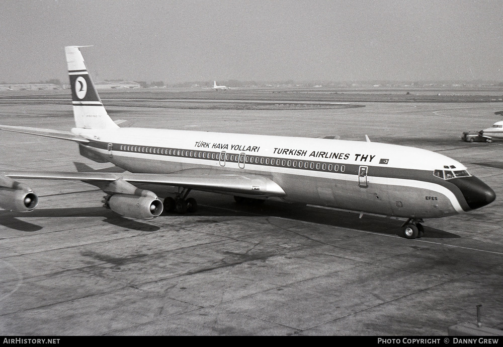 Aircraft Photo of TC-JAJ | Boeing 707-321 | THY Türk Hava Yolları - Turkish Airlines | AirHistory.net #448378