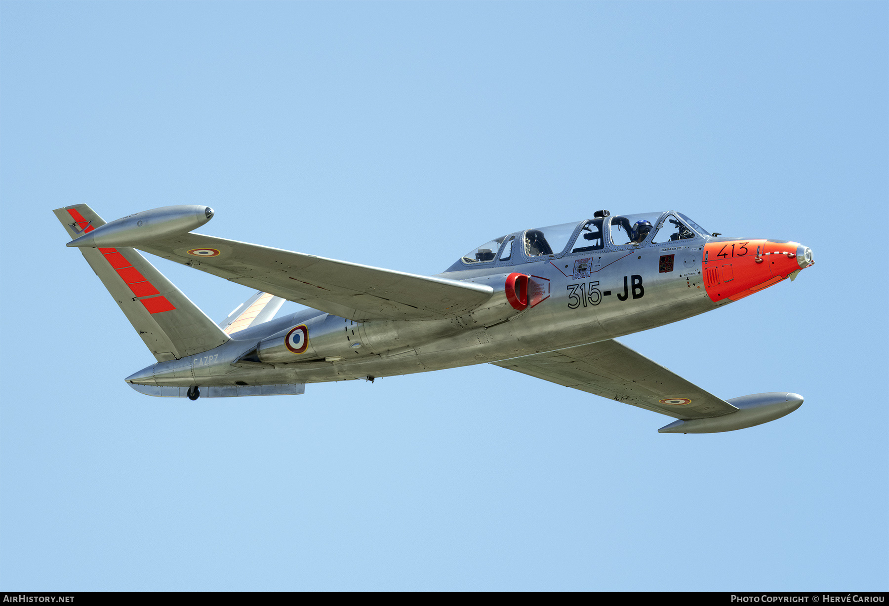 Aircraft Photo of F-AZPZ | Fouga CM-170R Magister | France - Air Force | AirHistory.net #448382