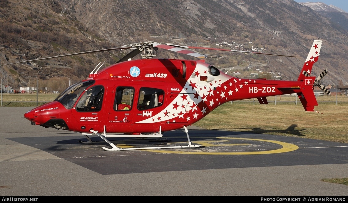 Aircraft Photo of HB-ZOZ | Bell 429 GlobalRanger | Air Zermatt | AirHistory.net #448385