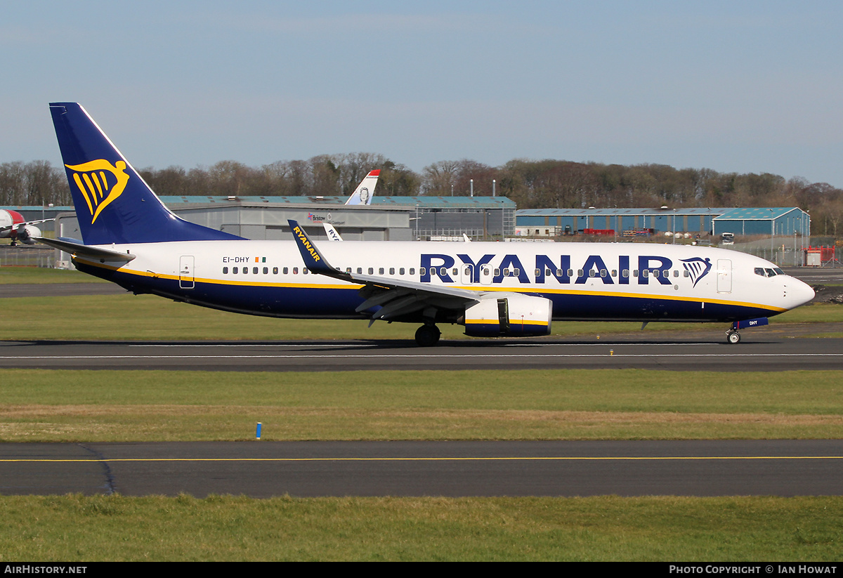 Aircraft Photo of EI-DHY | Boeing 737-8AS | Ryanair | AirHistory.net #448387