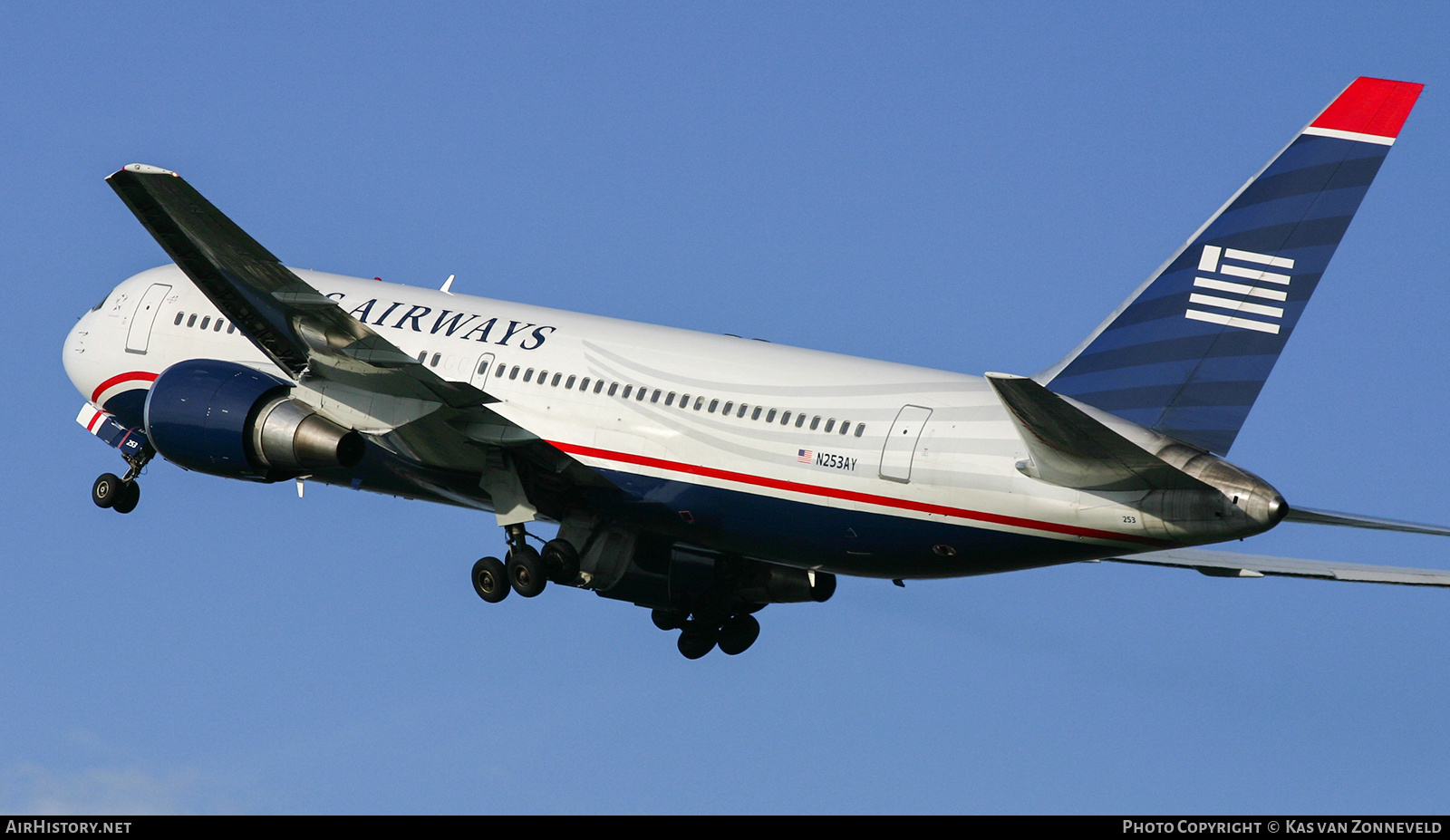 Aircraft Photo of N253AY | Boeing 767-2B7/ER | US Airways | AirHistory.net #448393