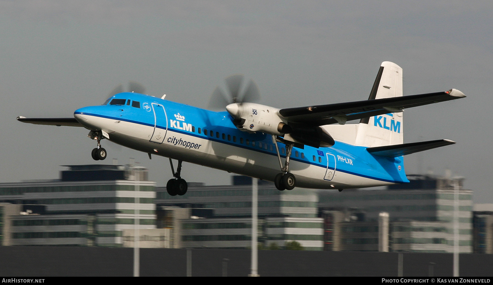 Aircraft Photo of PH-LXR | Fokker 50 | KLM Cityhopper | AirHistory.net #448414