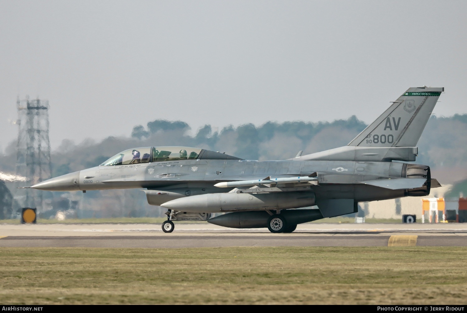 Aircraft Photo of 90-0800 / AF90-800 | Lockheed F-16DM Fighting Falcon | USA - Air Force | AirHistory.net #448420