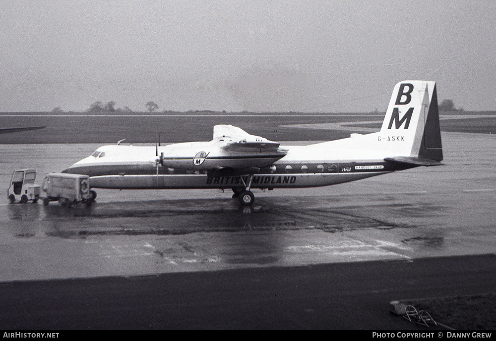 Aircraft Photo of G-ASKK | Handley Page HPR-7 Herald 211 | British Midland Airways - BMA | AirHistory.net #448455