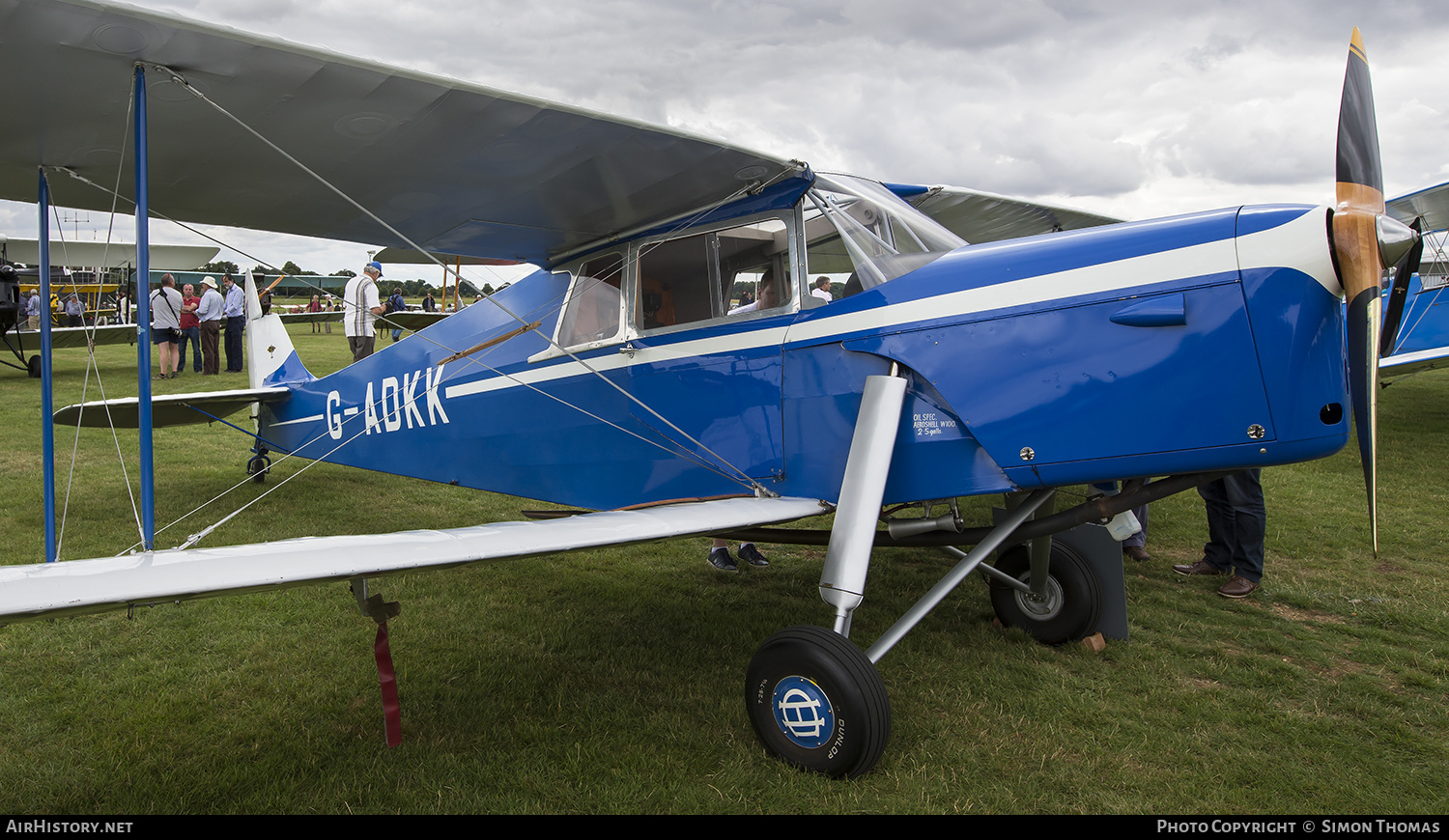 Aircraft Photo of G-ADKK | De Havilland D.H. 87B Hornet Moth | AirHistory.net #448462