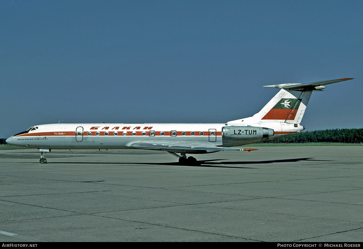Aircraft Photo of LZ-TUM | Tupolev Tu-134AK | Balkan - Bulgarian Airlines | AirHistory.net #448468