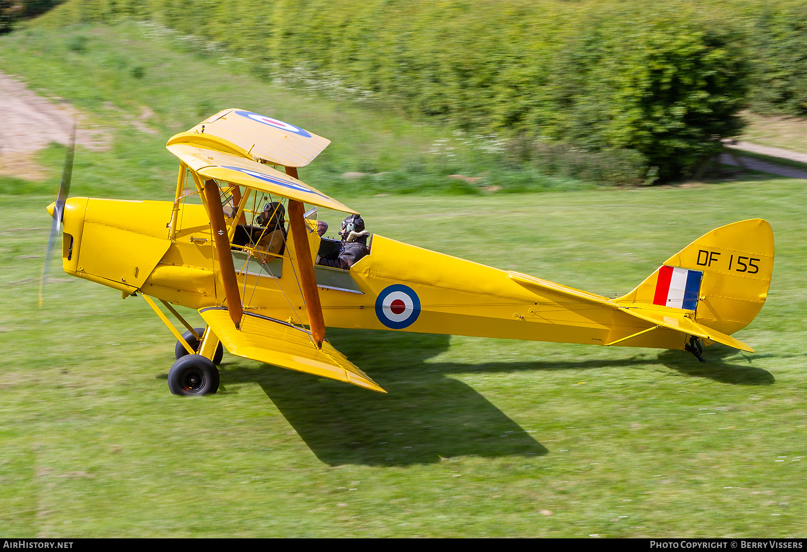 Aircraft Photo of G-ANFV / DF155 | De Havilland D.H. 82A Tiger Moth II | UK - Air Force | AirHistory.net #448470
