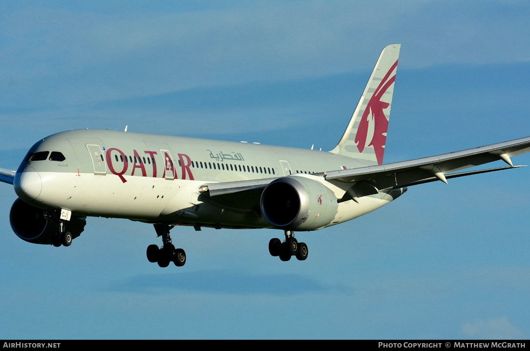 Aircraft Photo of A7-BCJ | Boeing 787-8 Dreamliner | Qatar Airways | AirHistory.net #448482