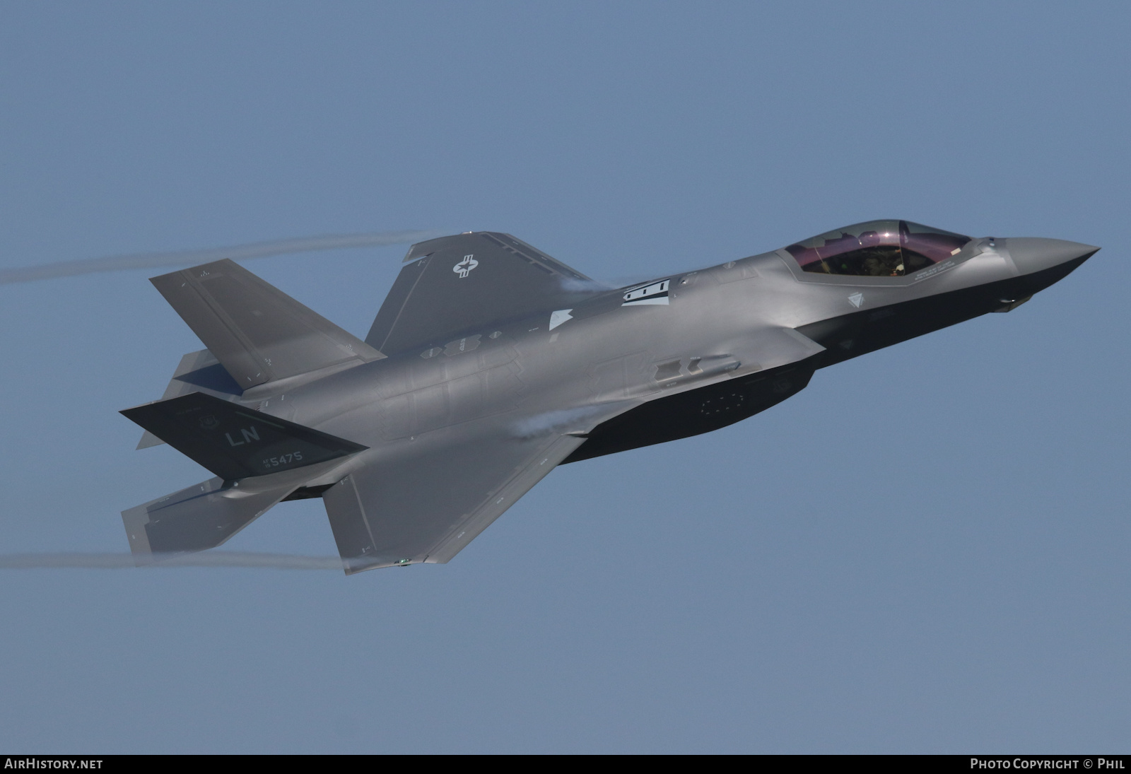 Aircraft Photo of 19-5475 | Lockheed Martin F-35A Lightning II | USA - Air Force | AirHistory.net #448508