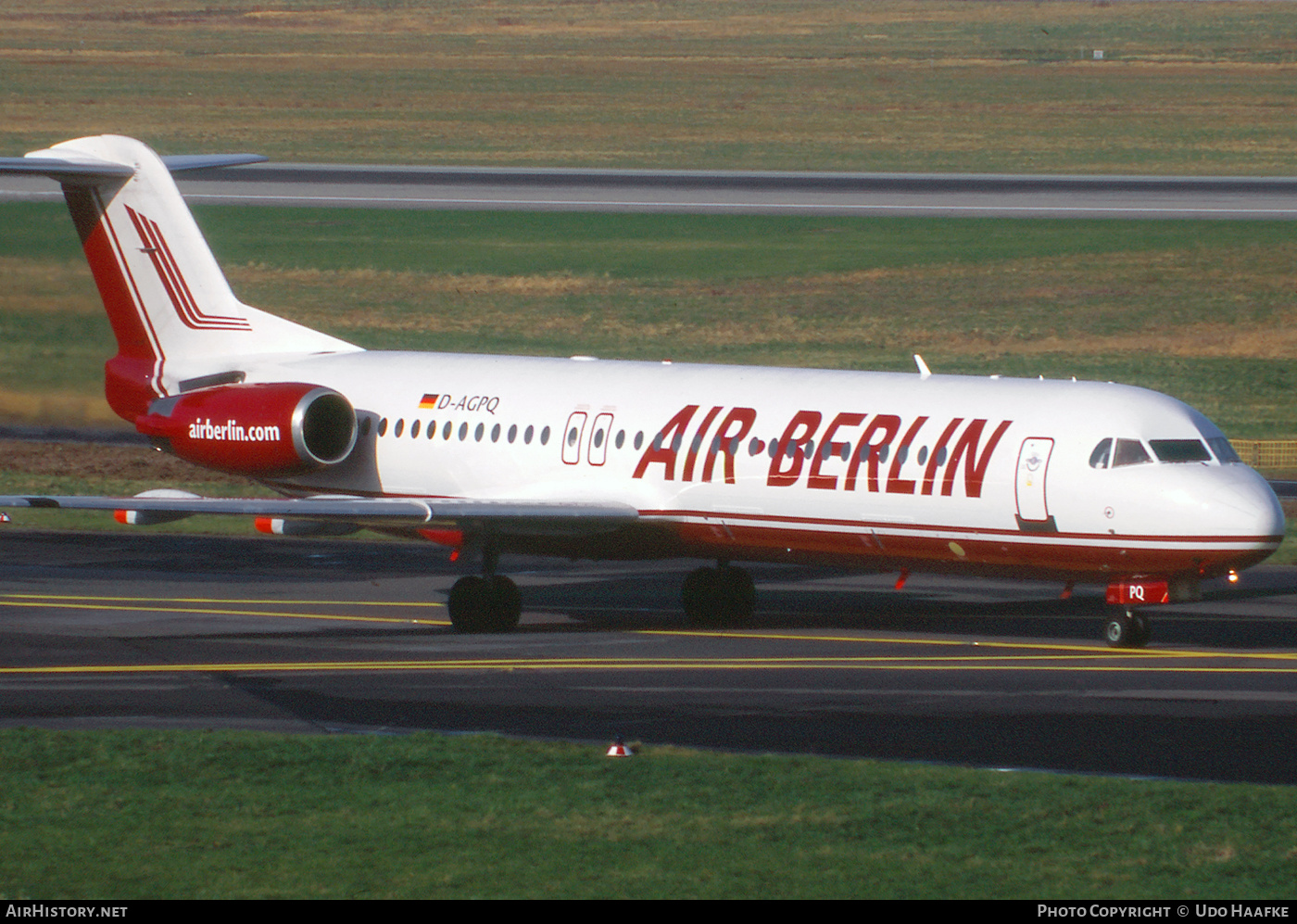 Aircraft Photo of D-AGPQ | Fokker 100 (F28-0100) | Air Berlin | AirHistory.net #448509