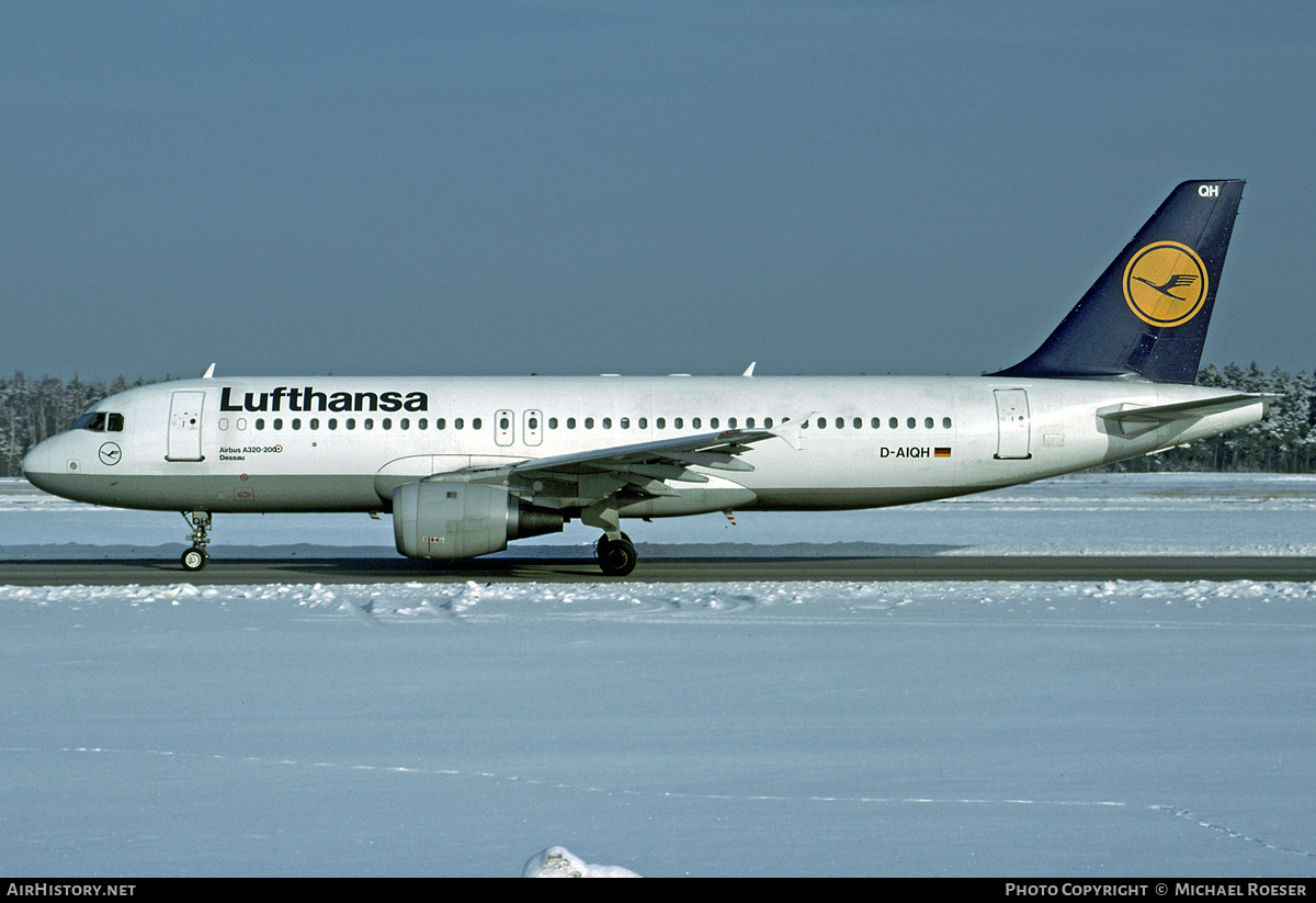 Aircraft Photo of D-AIQH | Airbus A320-211 | Lufthansa | AirHistory.net #448536