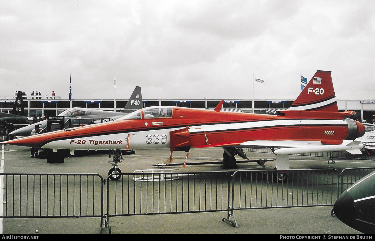 Aircraft Photo of 82-0062 / 20062 | Northrop F-20A Tigershark | USA - Air Force | AirHistory.net #448546