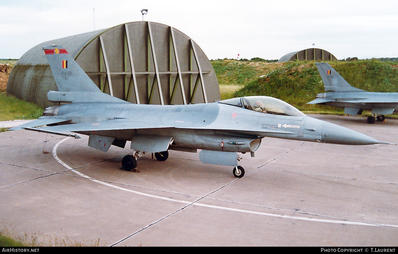 Aircraft Photo of FA-30 | General Dynamics F-16A Fighting Falcon | Belgium - Air Force | AirHistory.net #448552