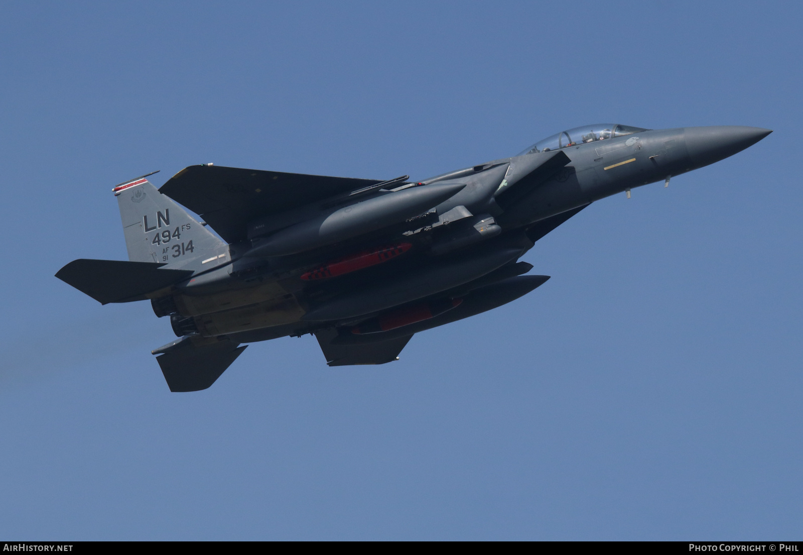 Aircraft Photo of 91-0314 / AF91-314 | McDonnell Douglas F-15E Strike Eagle | USA - Air Force | AirHistory.net #448554