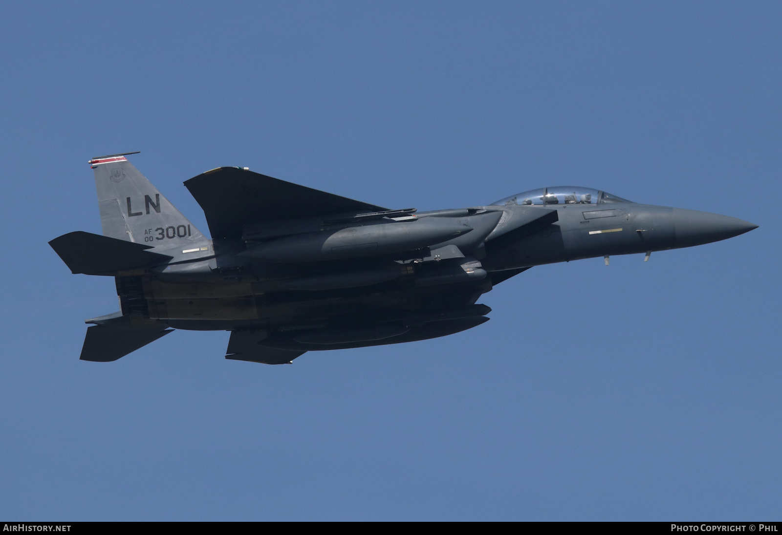 Aircraft Photo of 00-3001 / AF00-3001 | Boeing F-15E Strike Eagle | USA - Air Force | AirHistory.net #448556