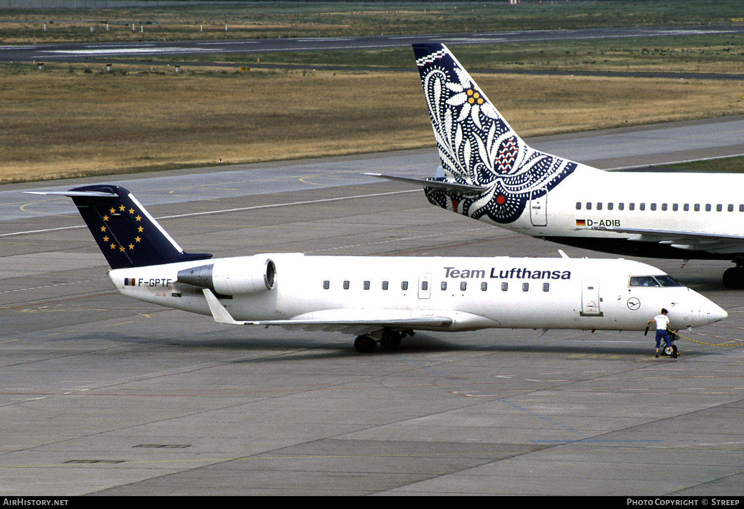 Aircraft Photo of F-GPTF | Bombardier CRJ-100ER (CL-600-2B19) | Team Lufthansa | AirHistory.net #448576