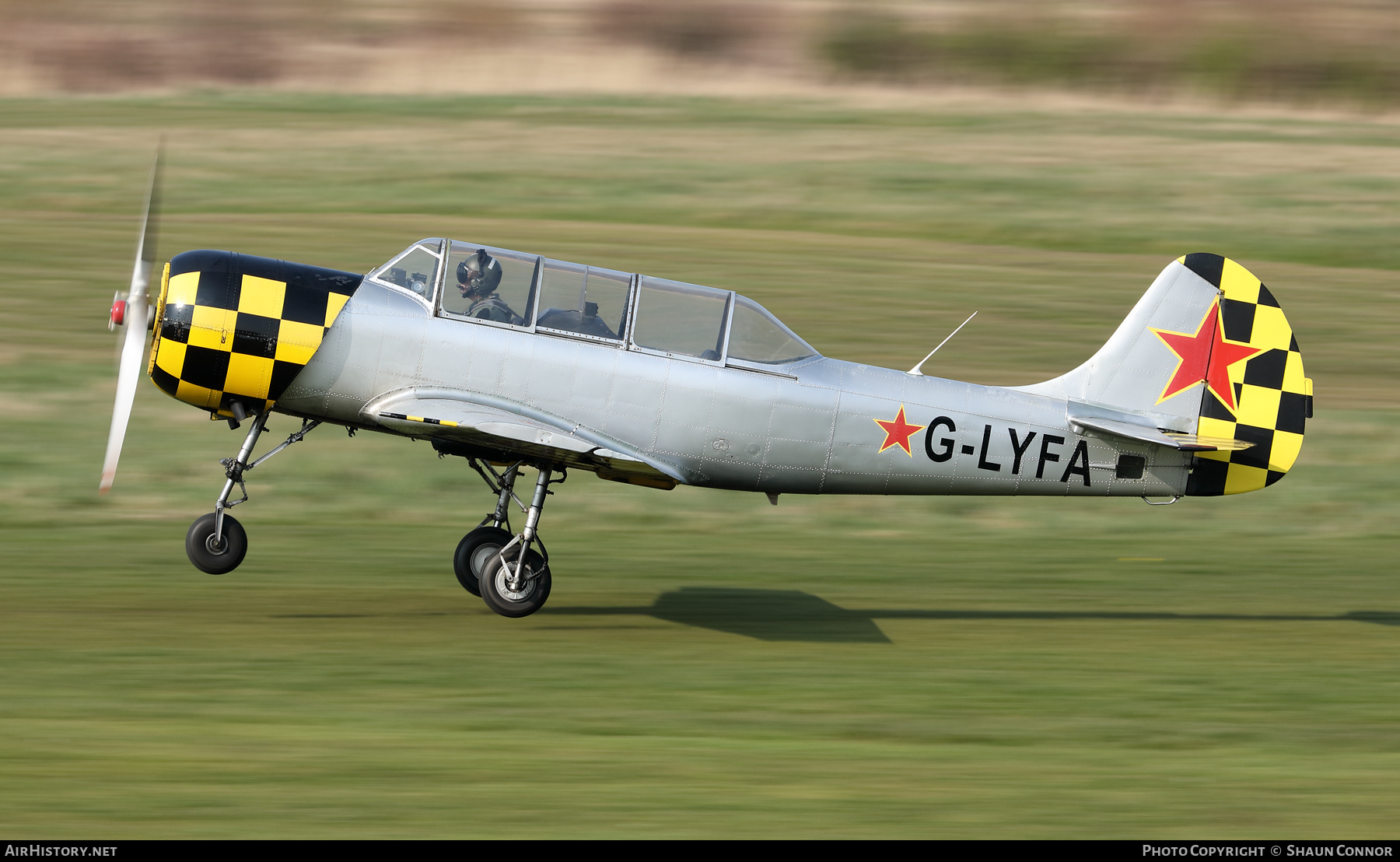 Aircraft Photo of G-LYFA | Yakovlev Yak-52 | AirHistory.net #448600