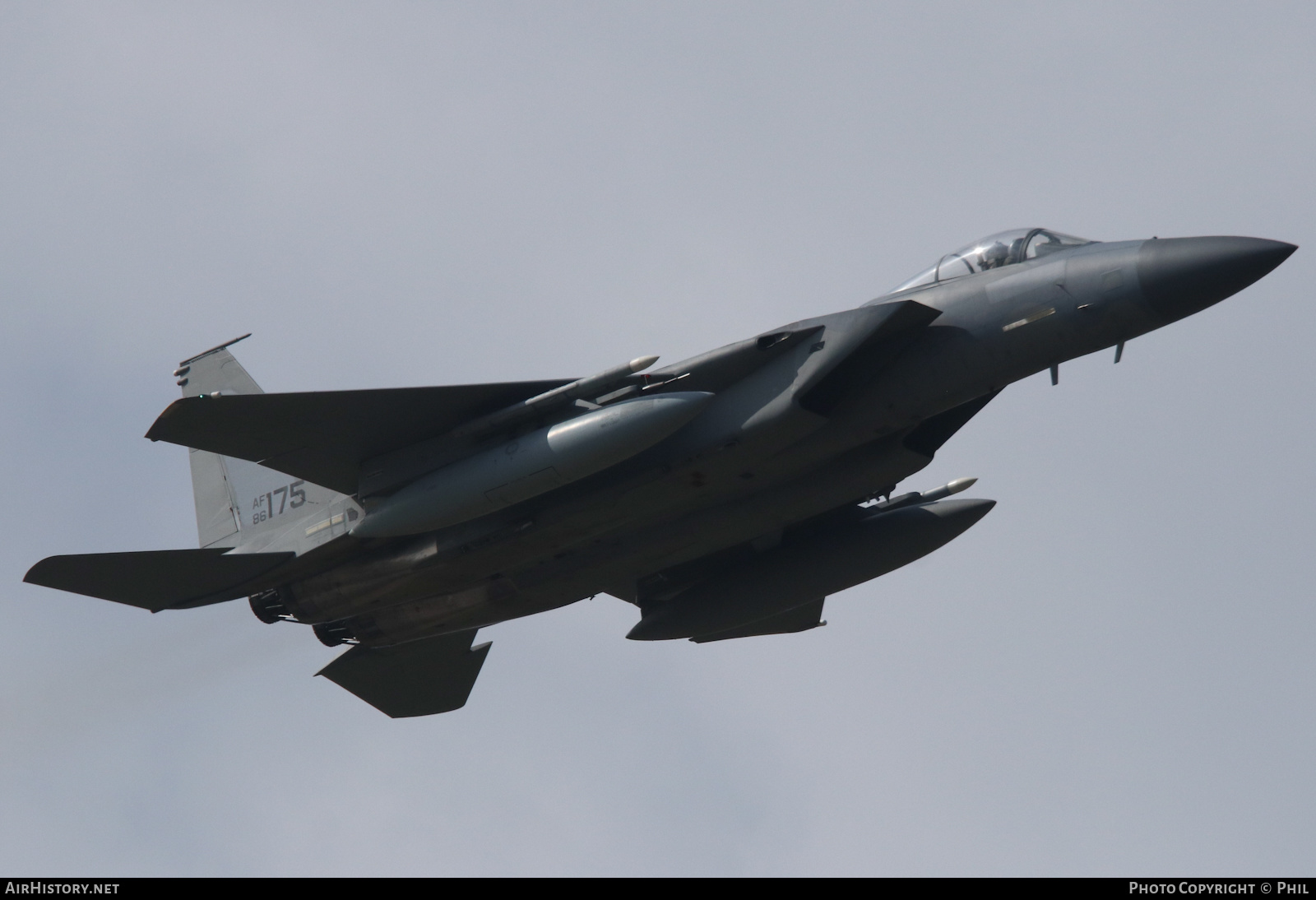 Aircraft Photo of 86-0175 | McDonnell Douglas F-15C Eagle | USA - Air Force | AirHistory.net #448607