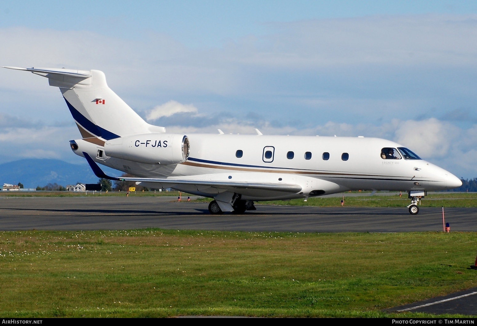 Aircraft Photo of C-FJAS | Embraer EMB-545 Legacy 450 | AirHistory.net #448610