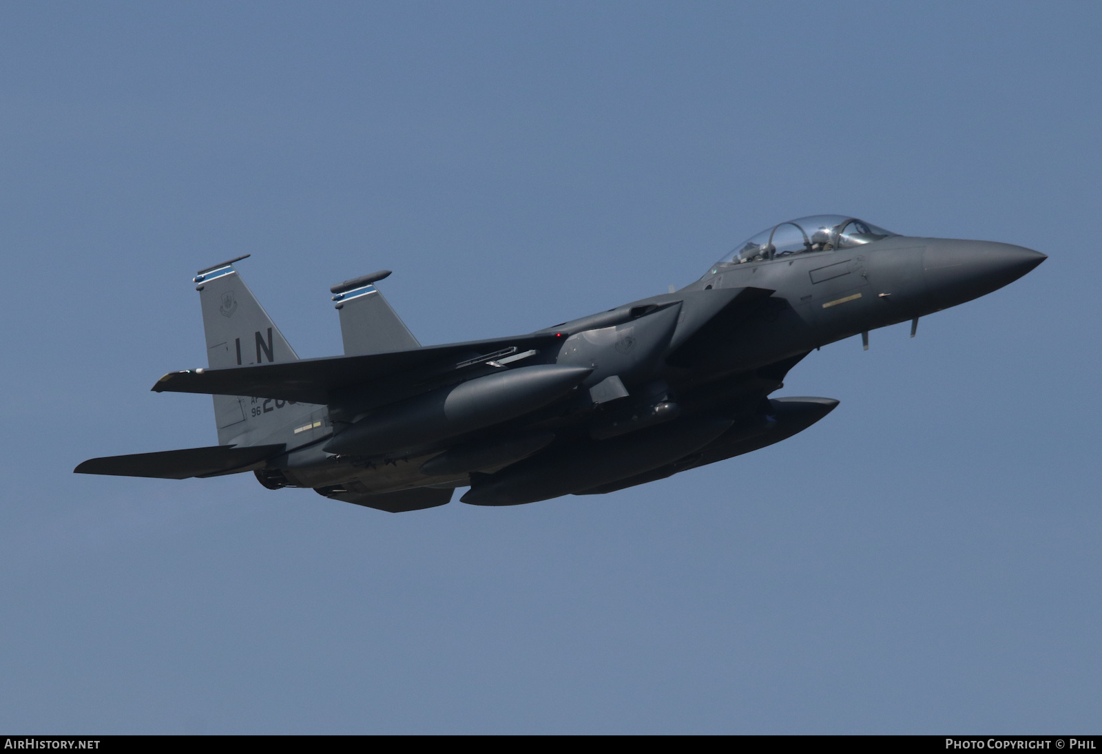 Aircraft Photo of 96-0205 / AF96-205 | Boeing F-15E Strike Eagle | USA - Air Force | AirHistory.net #448620