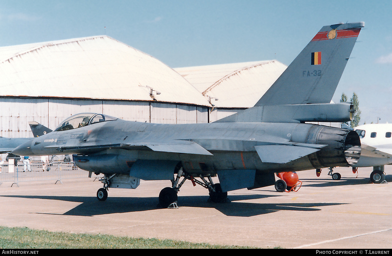 Aircraft Photo of FA32 | General Dynamics F-16A Fighting Falcon | Belgium - Air Force | AirHistory.net #448624