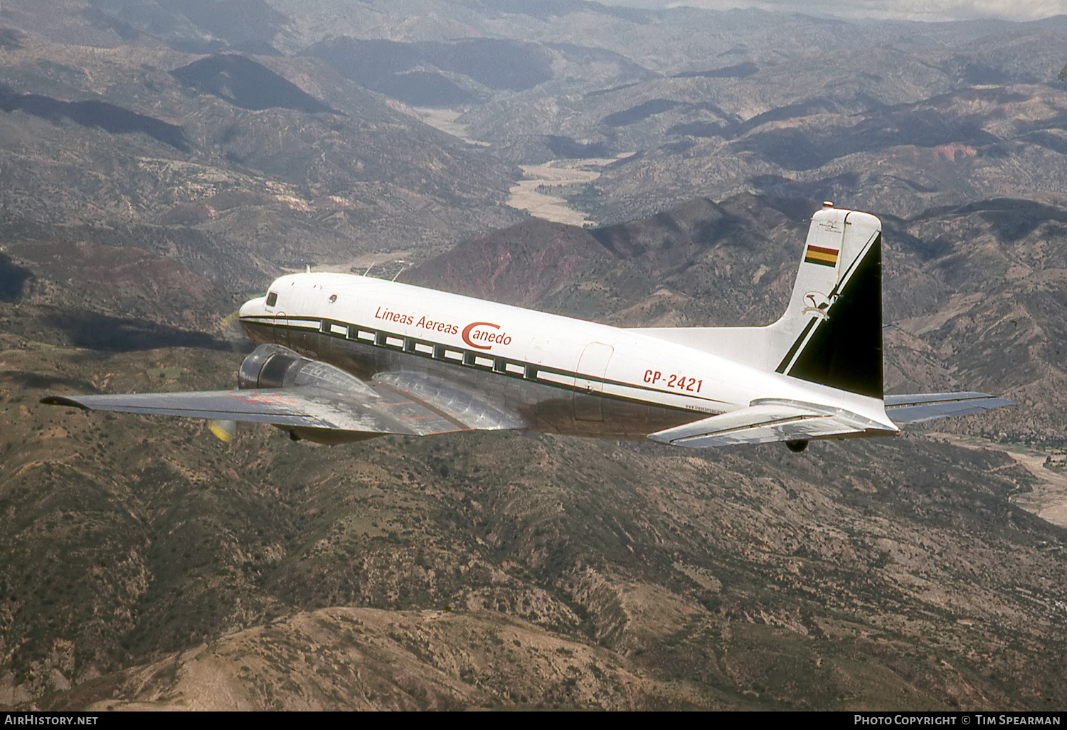 Aircraft Photo of CP-2421 | Douglas C-117D (DC-3S) | Líneas Aéreas Canedo - LAC | AirHistory.net #448627