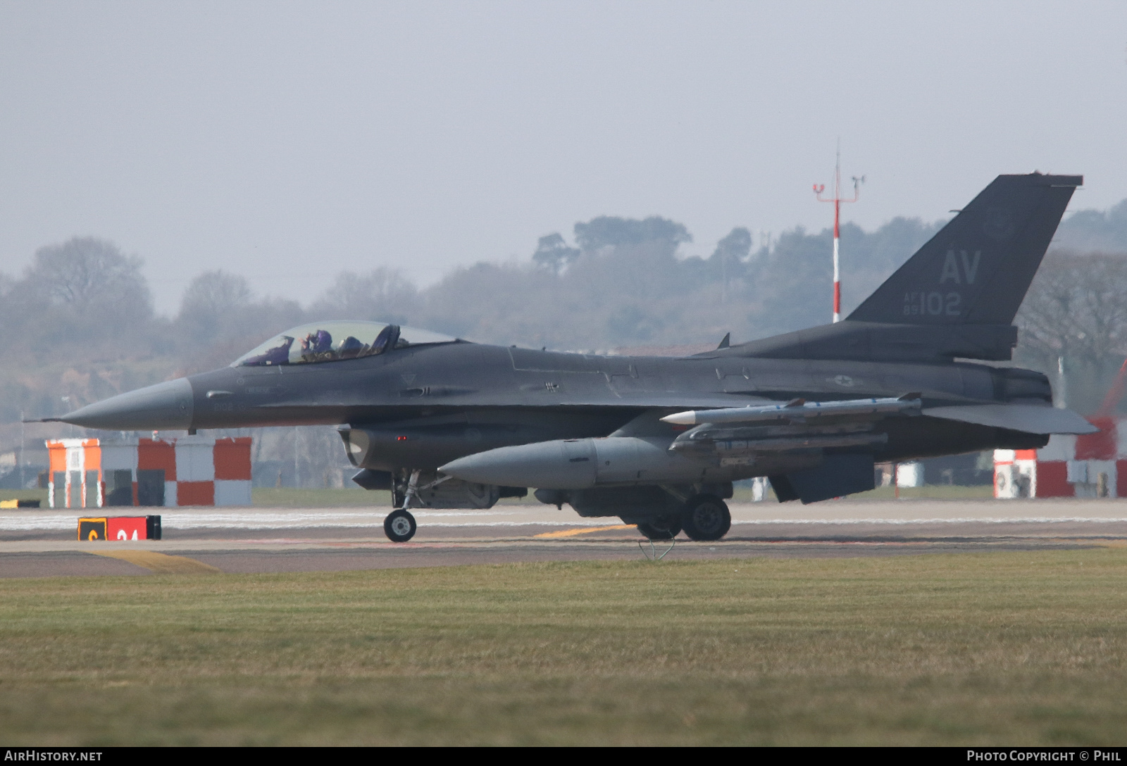 Aircraft Photo of 89-2102 / AF89-102 | General Dynamics F-16CM Fighting Falcon | USA - Air Force | AirHistory.net #448630