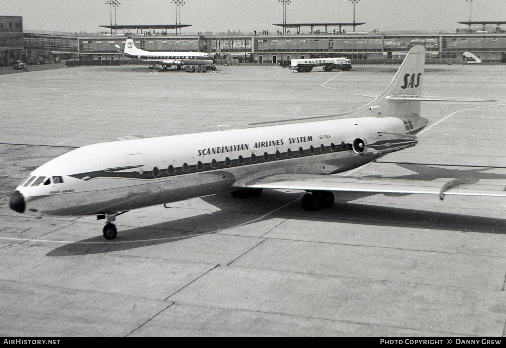 Aircraft Photo of SE-DAA | Sud SE-210 Caravelle III | Scandinavian Airlines System - SAS | AirHistory.net #448645