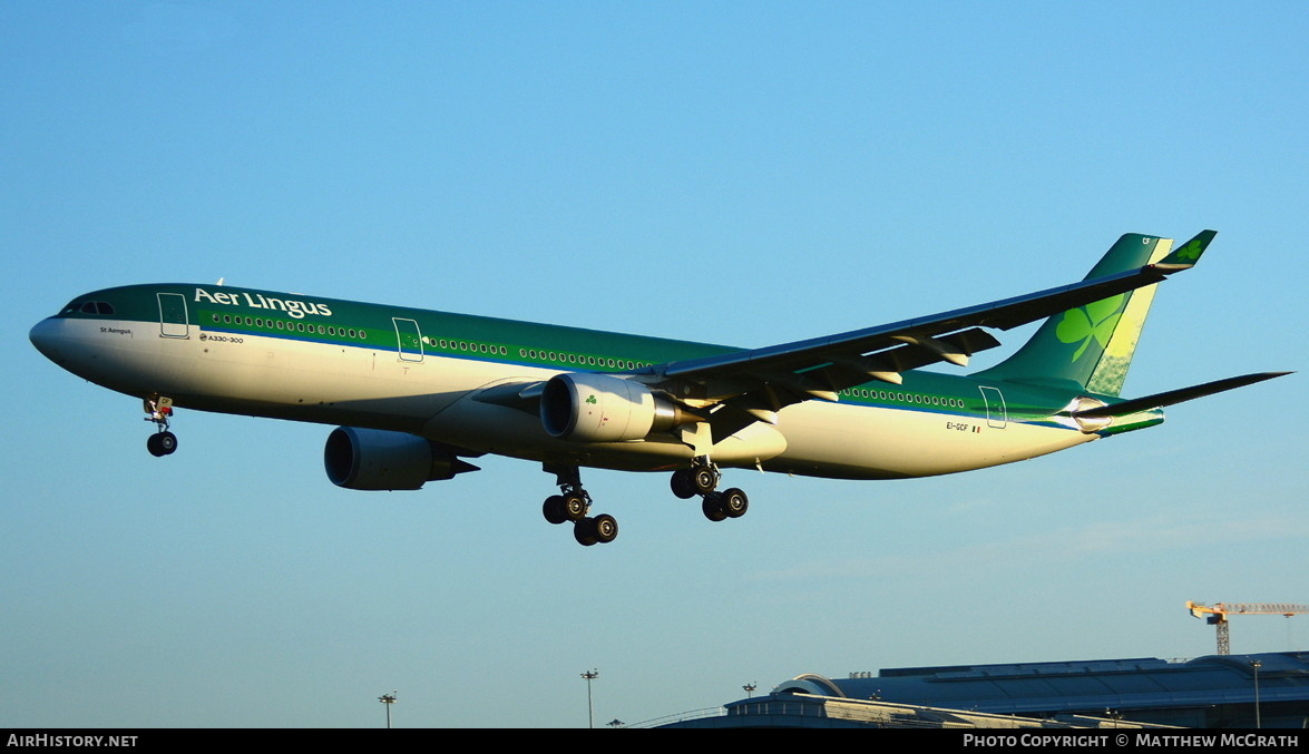 Aircraft Photo of EI-GCF | Airbus A330-302 | Aer Lingus | AirHistory.net #448654