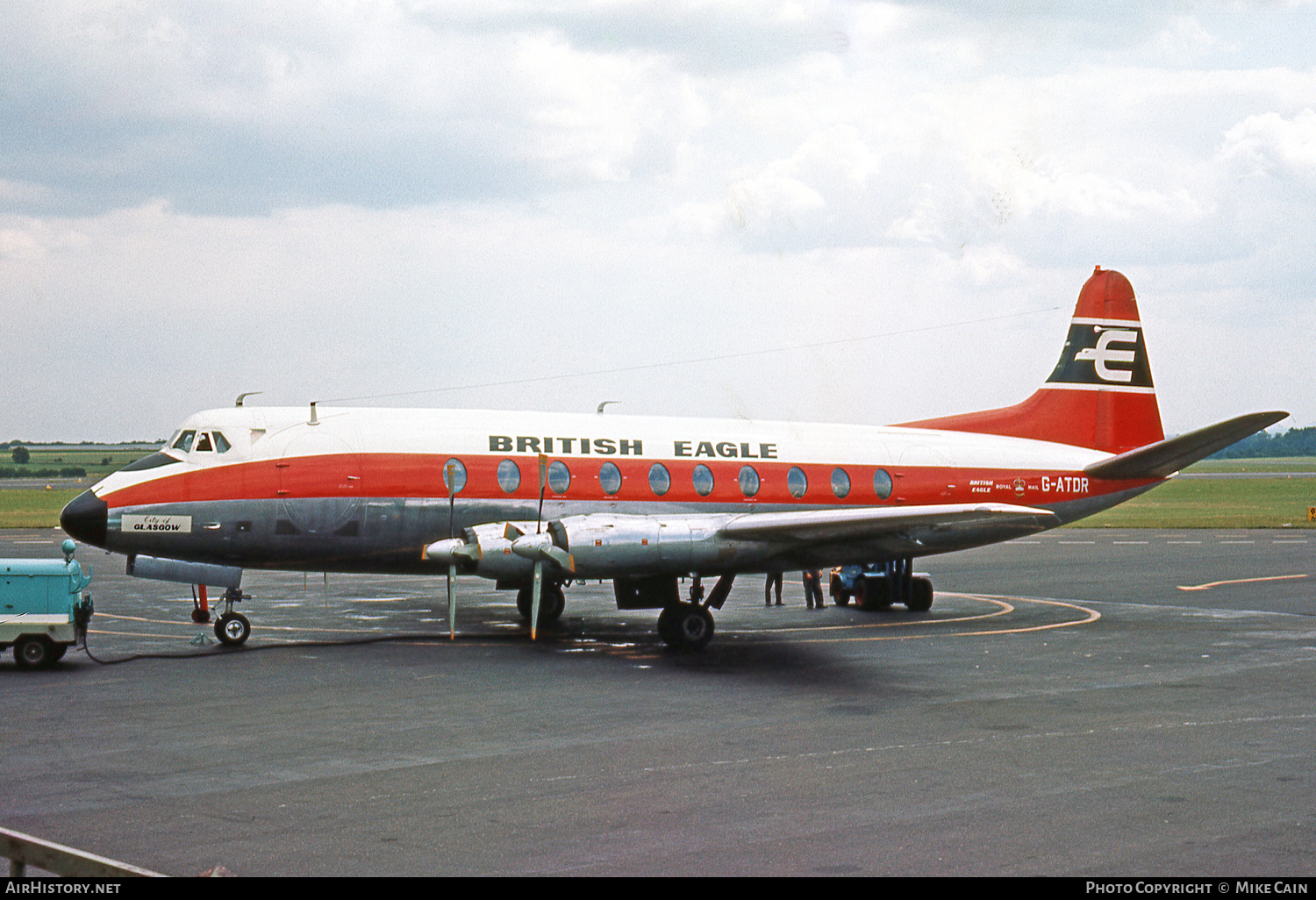 Aircraft Photo of G-ATDR | Vickers 739A Viscount | British Eagle International Airlines | AirHistory.net #448665