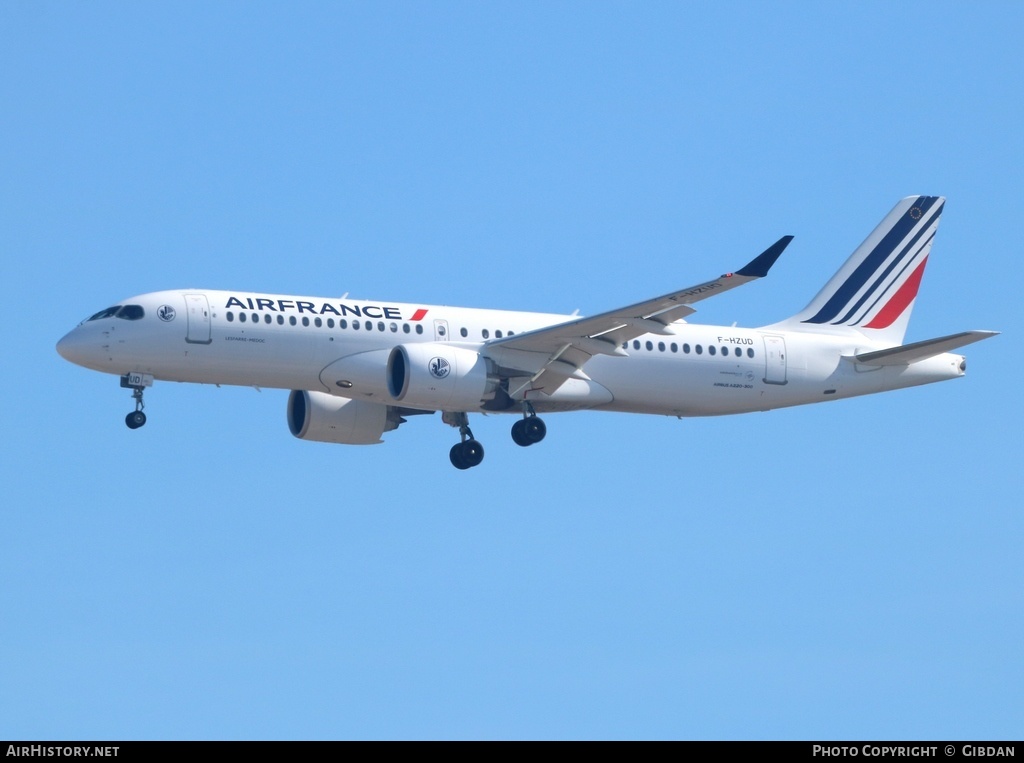 Aircraft Photo of F-HZUD | Airbus A220-371 (BD-500-1A11) | Air France | AirHistory.net #448689