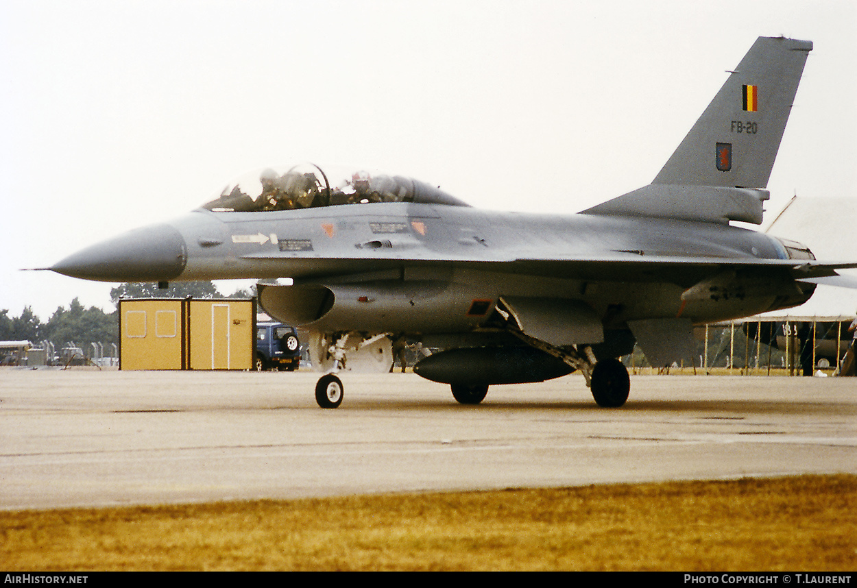 Aircraft Photo of FB-20 | General Dynamics F-16BM Fighting Falcon | Belgium - Air Force | AirHistory.net #448698