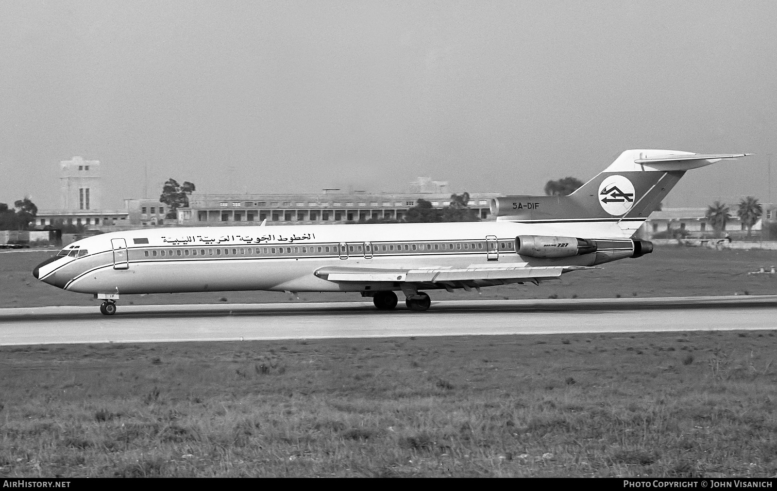 Aircraft Photo of 5A-DIF | Boeing 727-2L5/Adv | Libyan Arab Airlines | AirHistory.net #448726