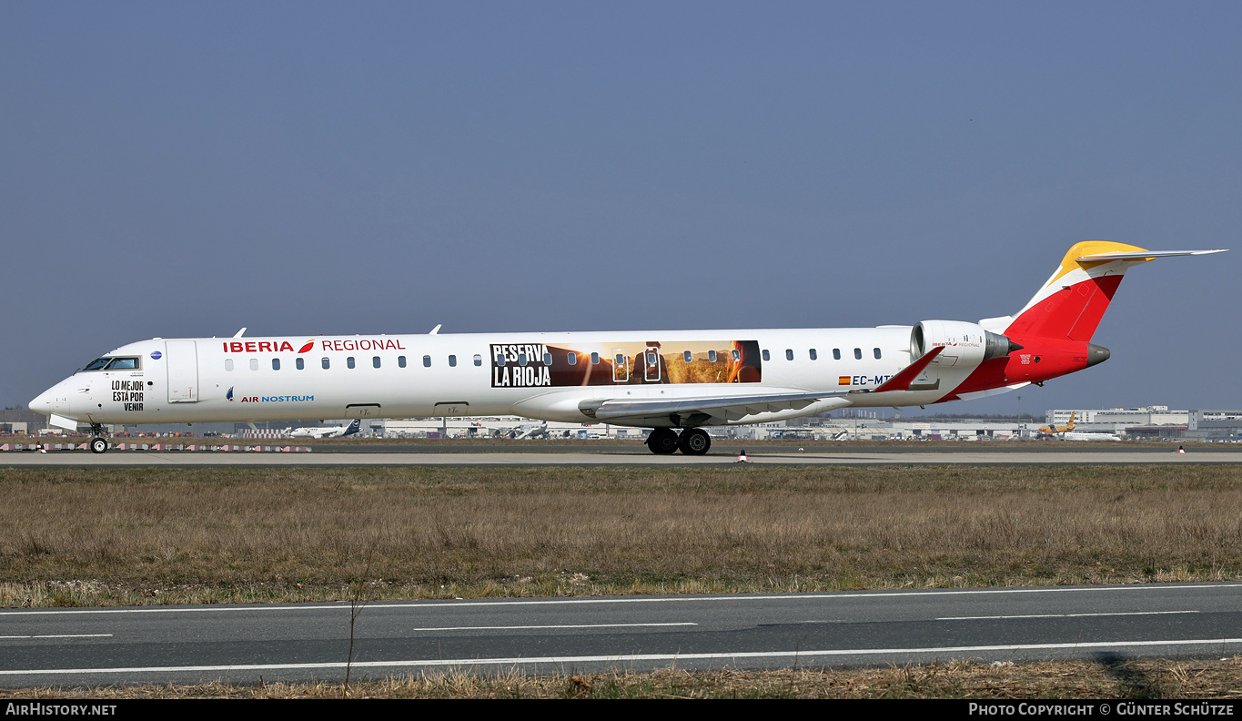 Aircraft Photo of EC-MTZ | Bombardier CRJ-1000 (CL-600-2E25) | Iberia Regional | AirHistory.net #448802