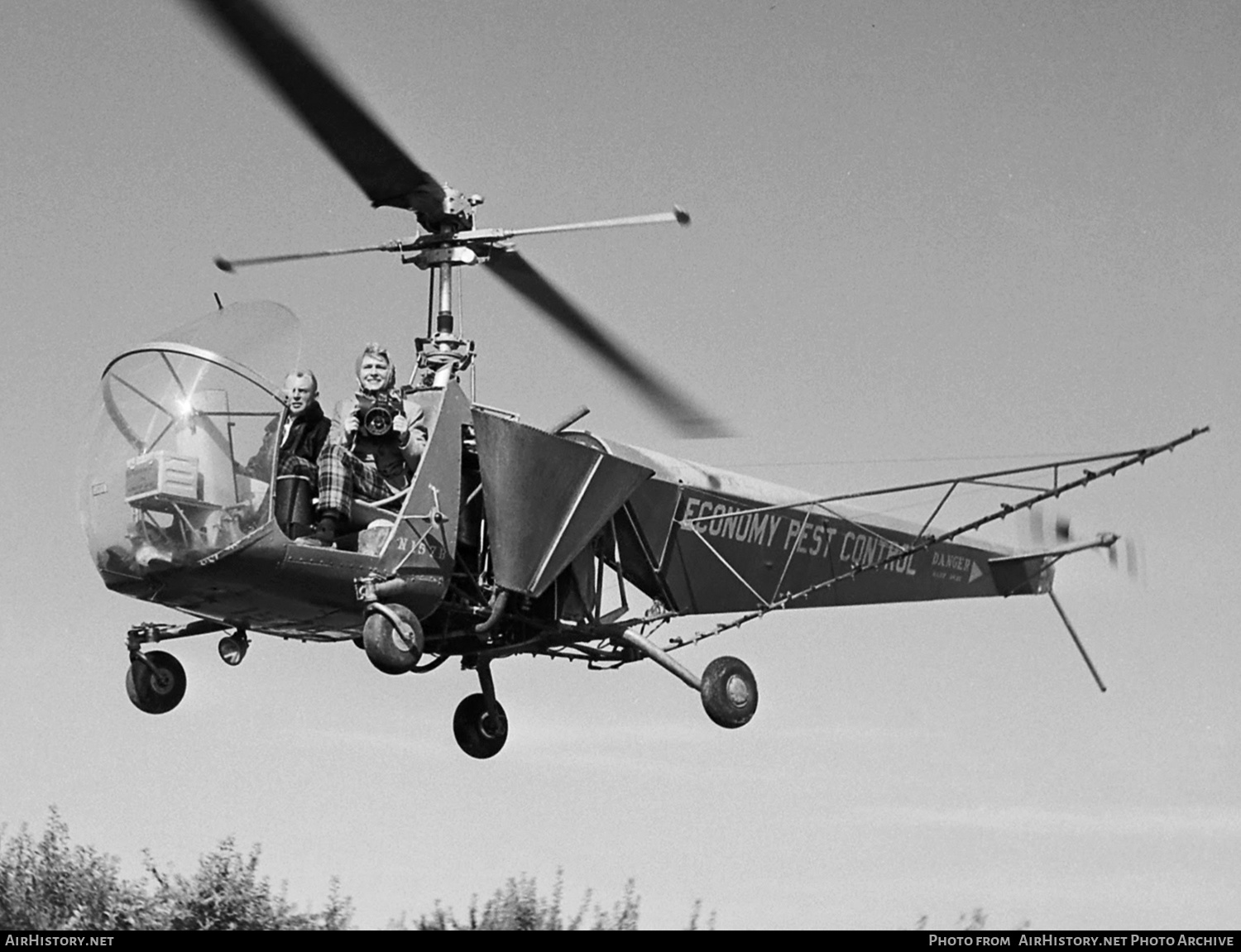 Aircraft Photo of N157B | Bell 47B-3 | Economy Pest Control | AirHistory.net #448823