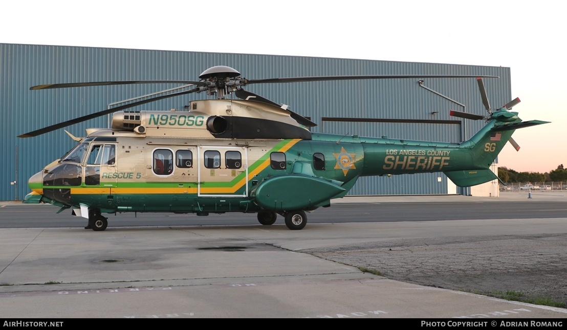 Aircraft Photo of N950SG | Eurocopter AS-332L1 Super Puma | Los Angeles County Sheriff | AirHistory.net #448852